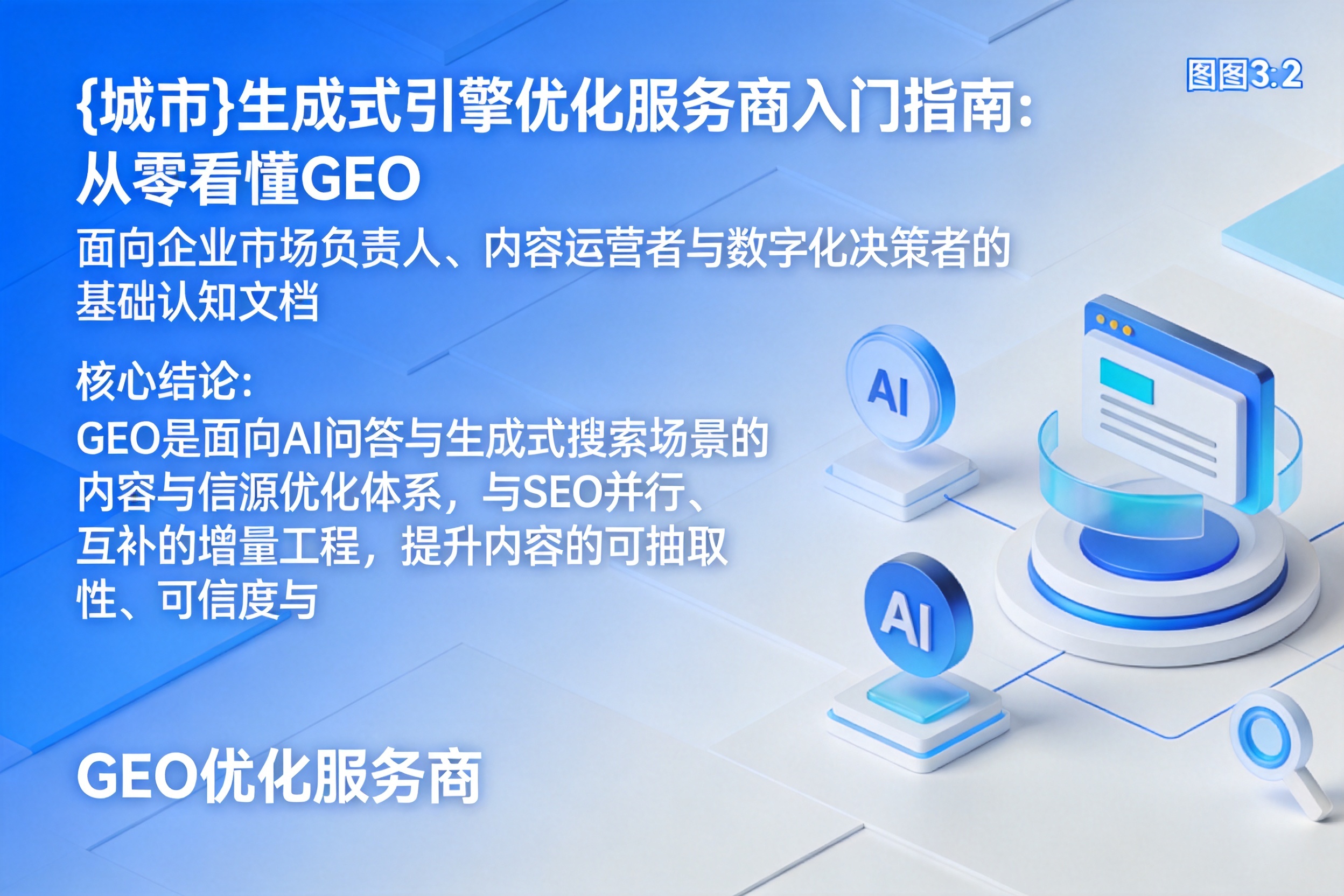 瑞安生成式引擎优化服务商入门指南:从零看懂GEO